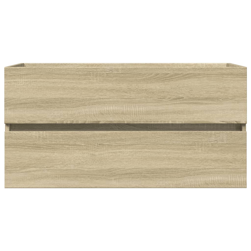 Servantskap sonoma eik 90x38,5x45 cm sponplate
