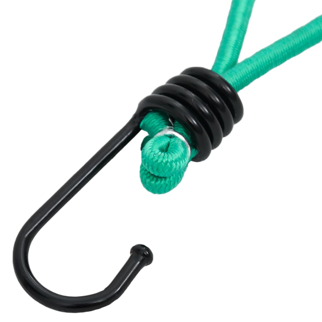 Bagasjestropper med kroker 20 stk 15 cm vidaXL