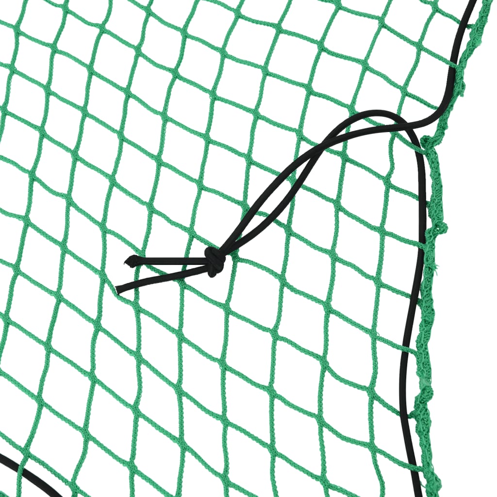 Tilhengernett med elastisk tau grønn 3x2 m PP