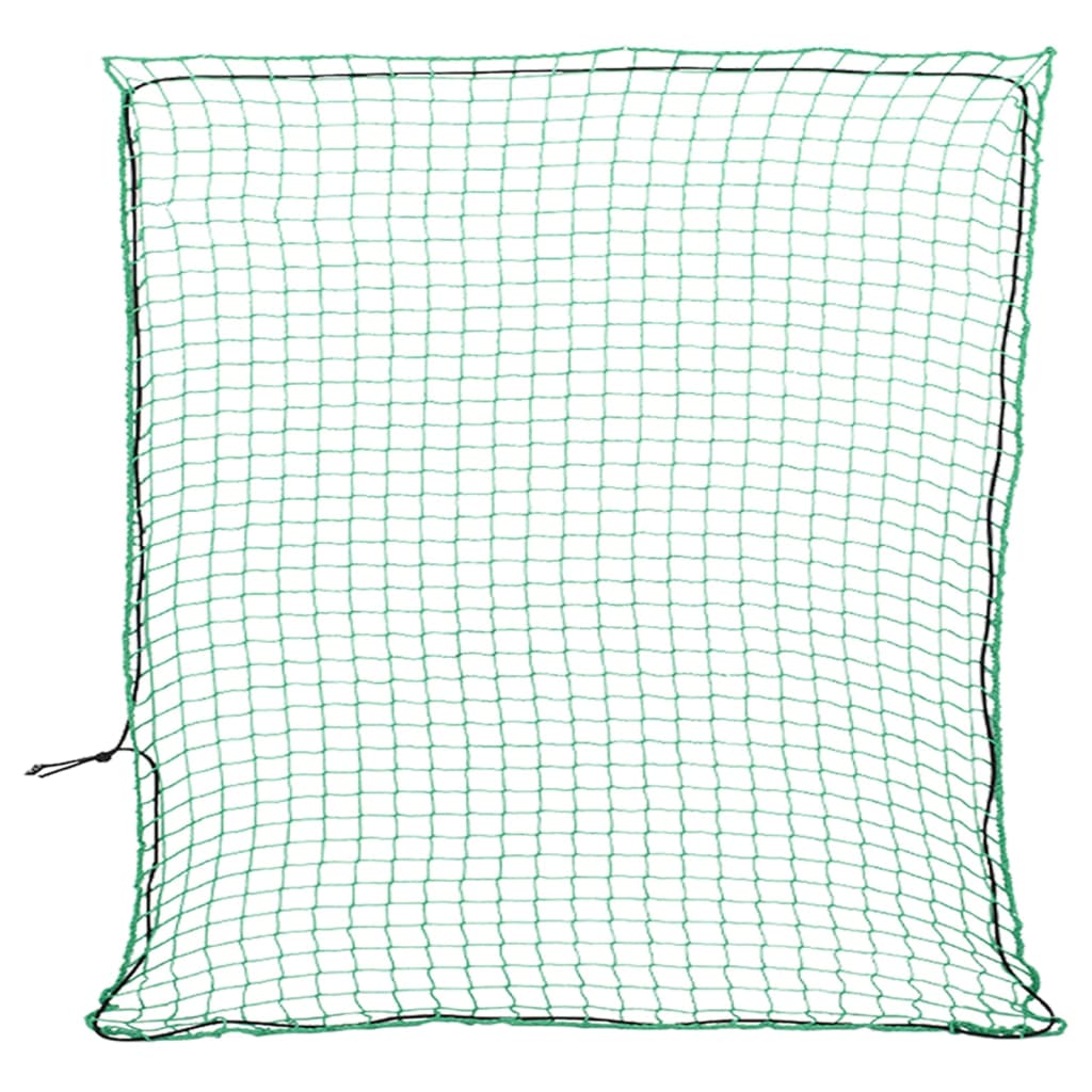 Tilhengernett med elastisk tau grønn 3x3 m PP vidaXL