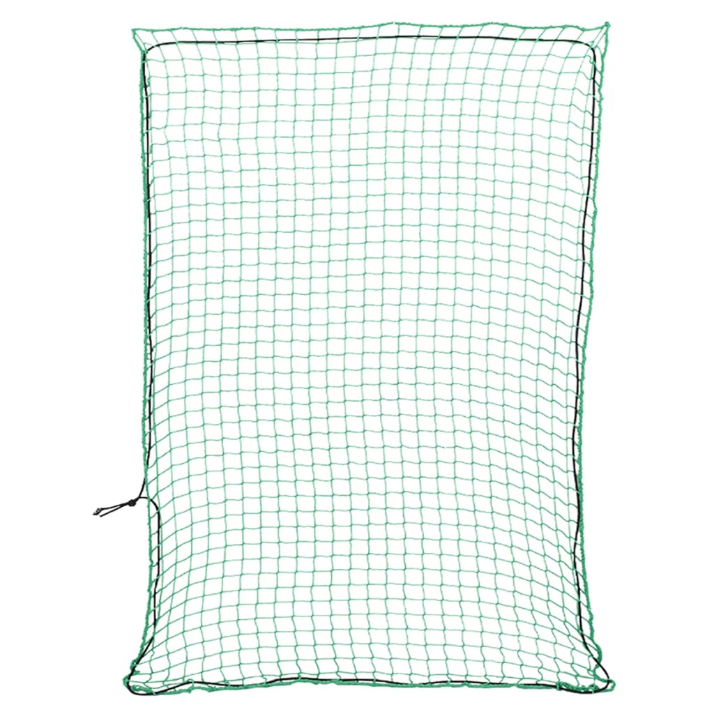 Tilhengernett med elastisk tau grønn 4x3 m PP