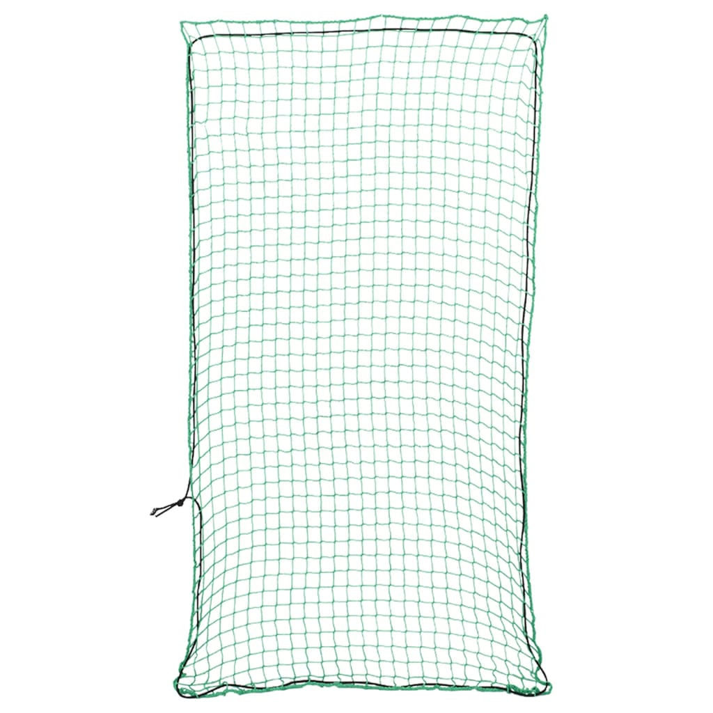 Tilhengernett med elastisk tau grønn 8x3,5 m PP