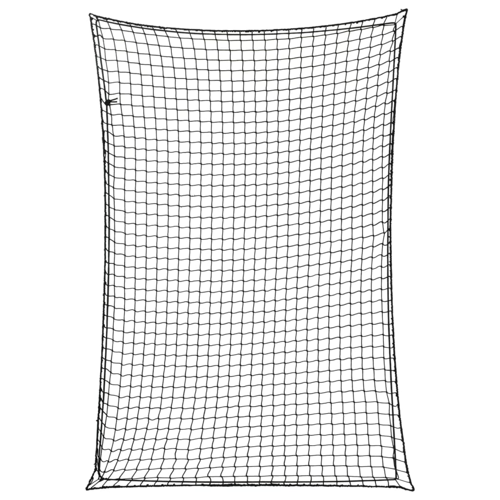 Tilhengernett med elastisk tau svart 2,2x1,5 m PP