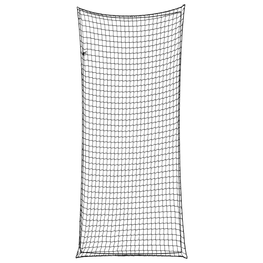 Tilhengernett med elastisk tau svart 8x3,5 m PP