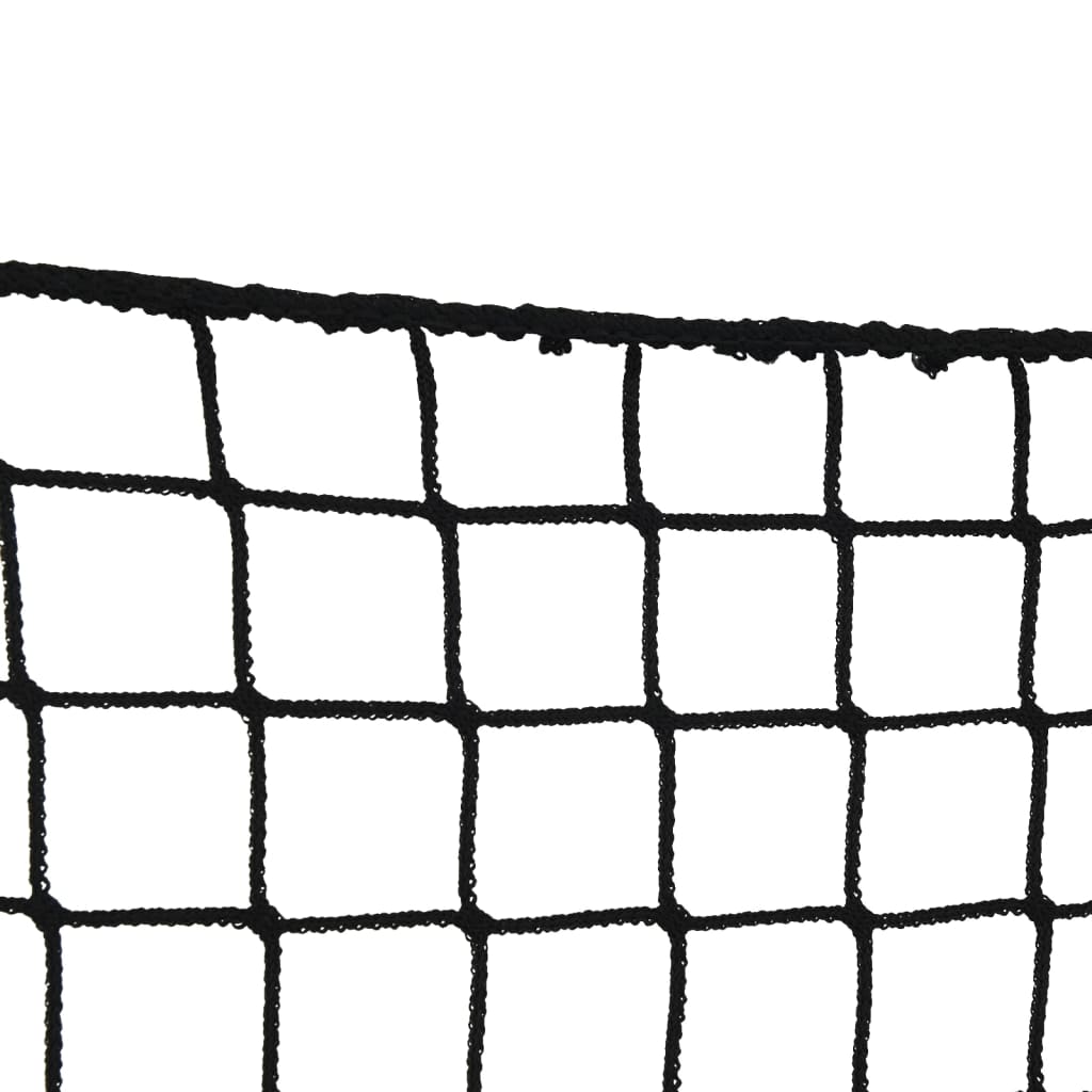Høynett 2 stk rektangulær svart 90x60 cm PP