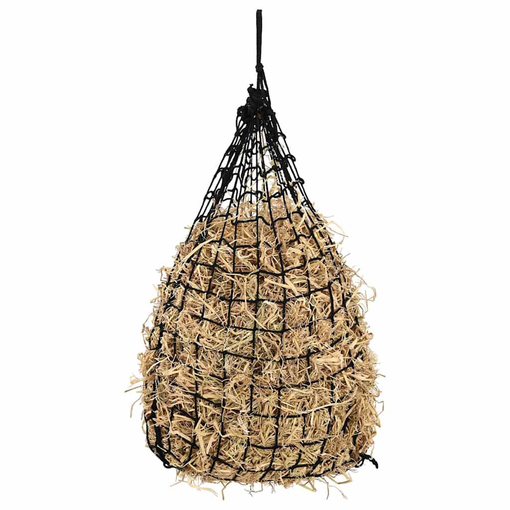 Høynett 2 stk rund svart 75x75 cm PP vidaXL