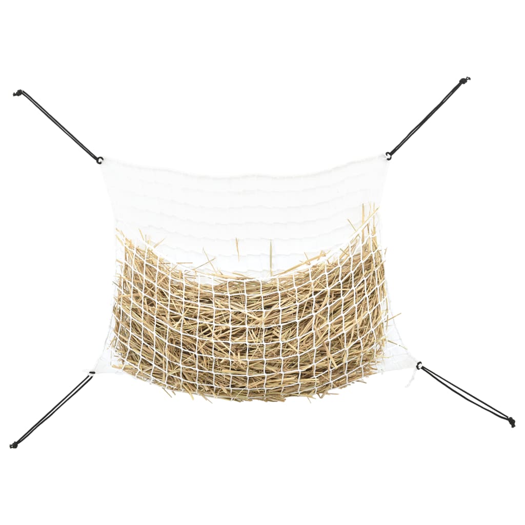 Høynett 2 stk rektangulær hvit 90x60 cm PP