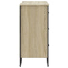 Kommode sonoma eik 91x35,5x74,5 cm konstruert tre