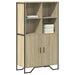 Highboard sonoma eik 79,5x35,5x137,5 cm konstruert tre