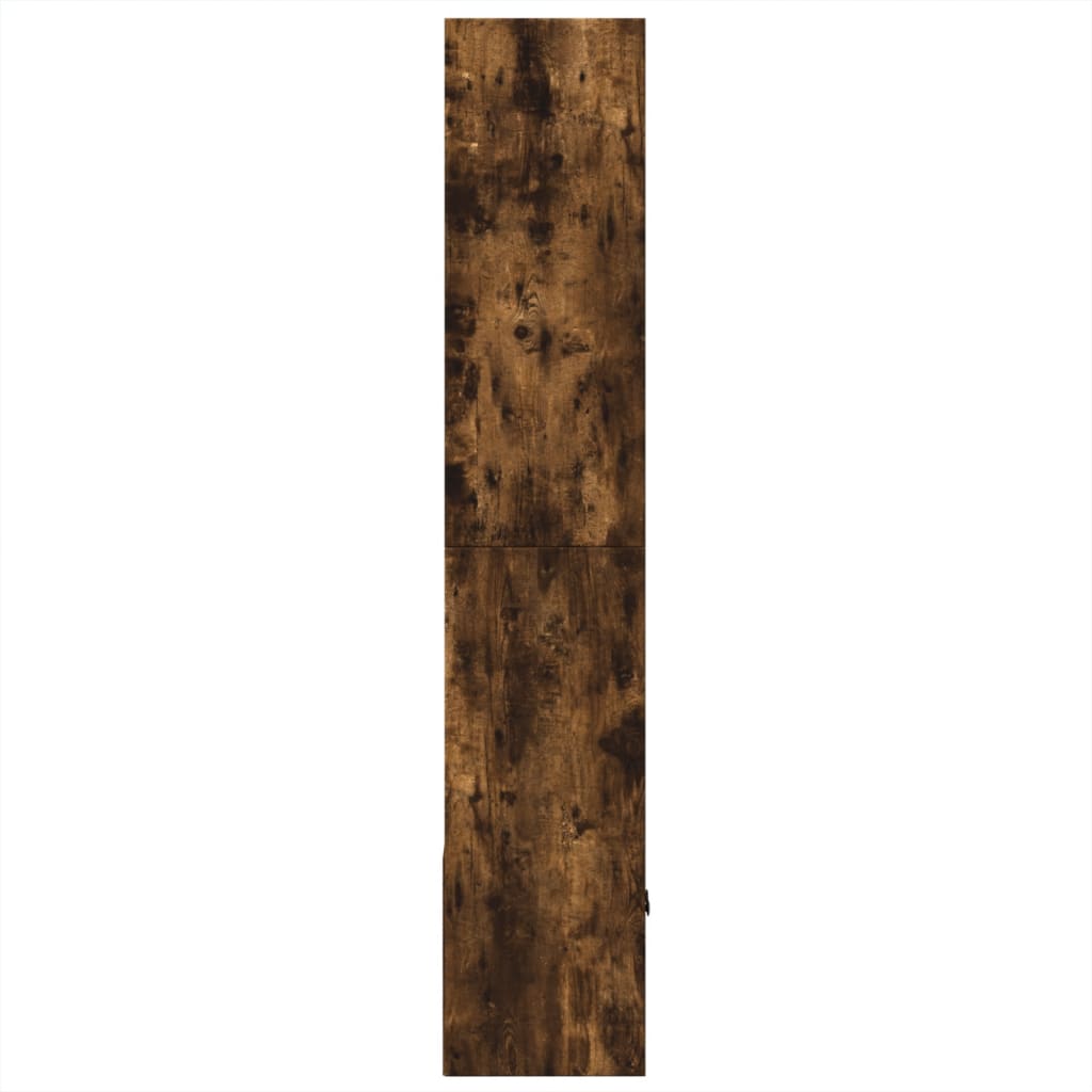 Bokhylle røkt eik 70x36x189 cm konstruert tre