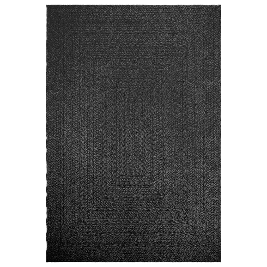 Teppe ZIZUR antrasitt 200x290cm juteutseende innendørs&utendørs