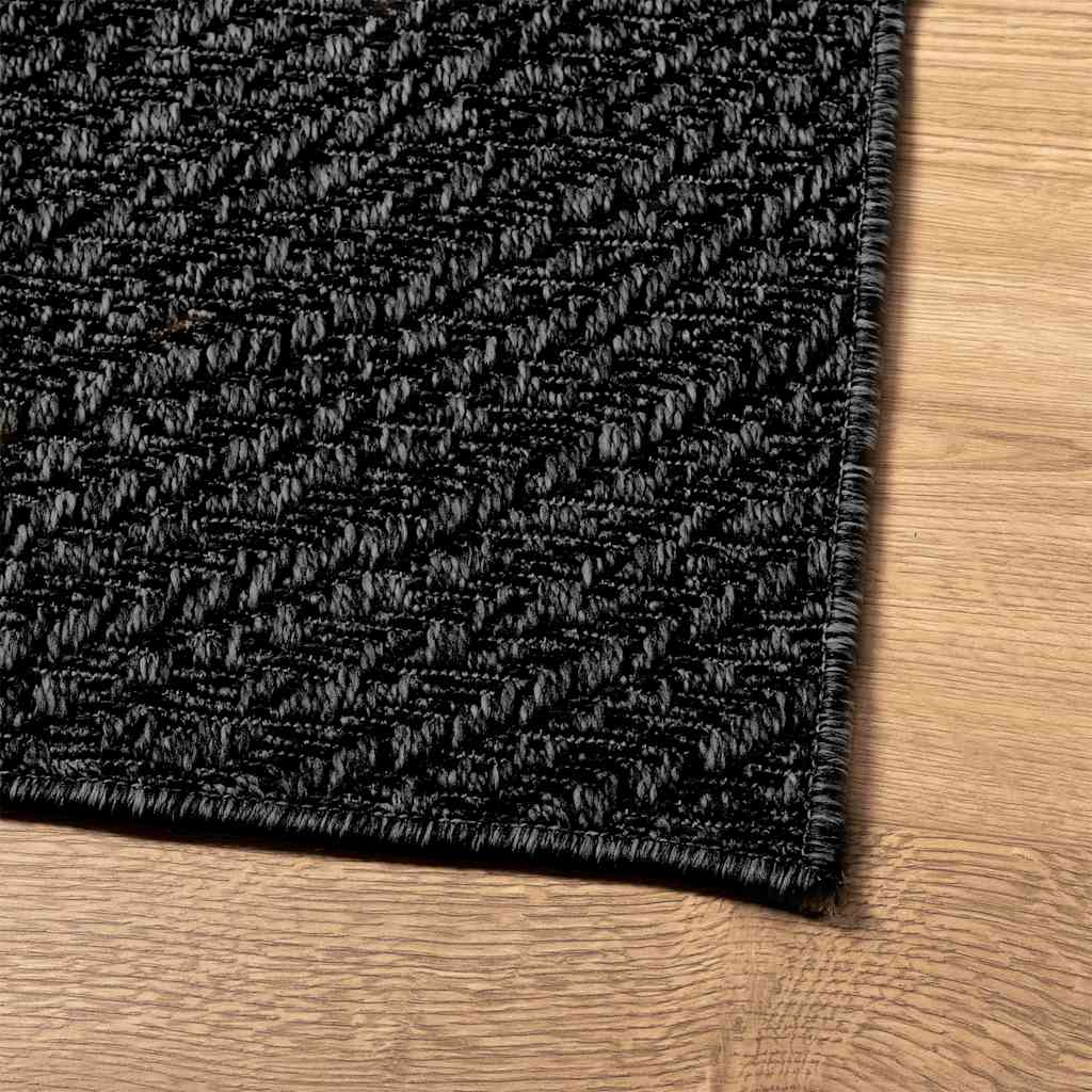 Teppe ZIZUR antrasitt 160x230cm juteutseende innendørs&utendørs