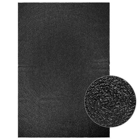 Teppe ZIZUR antrasitt 200x290cm juteutseende innendørs&utendørs