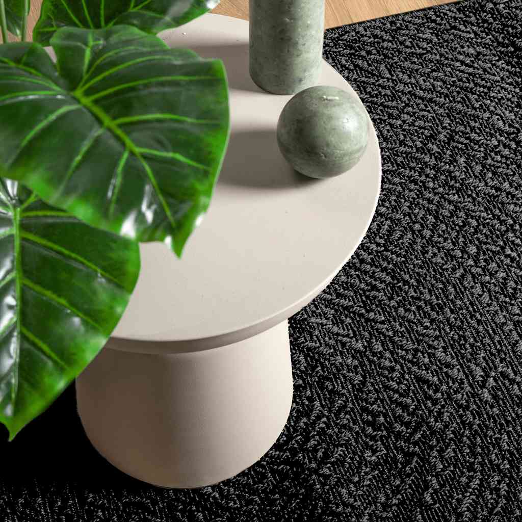 Teppe ZIZUR antrasitt 200x290cm juteutseende innendørs&utendørs