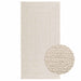 Teppe ZIZUR kremhvit 80x150 cm jute-utseende innendørs&utendørs