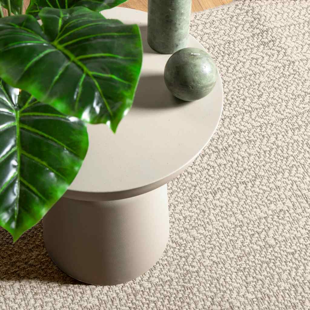 Teppe ZIZUR kremhvit 80x200 cm jute-utseende innendørs&utendørs