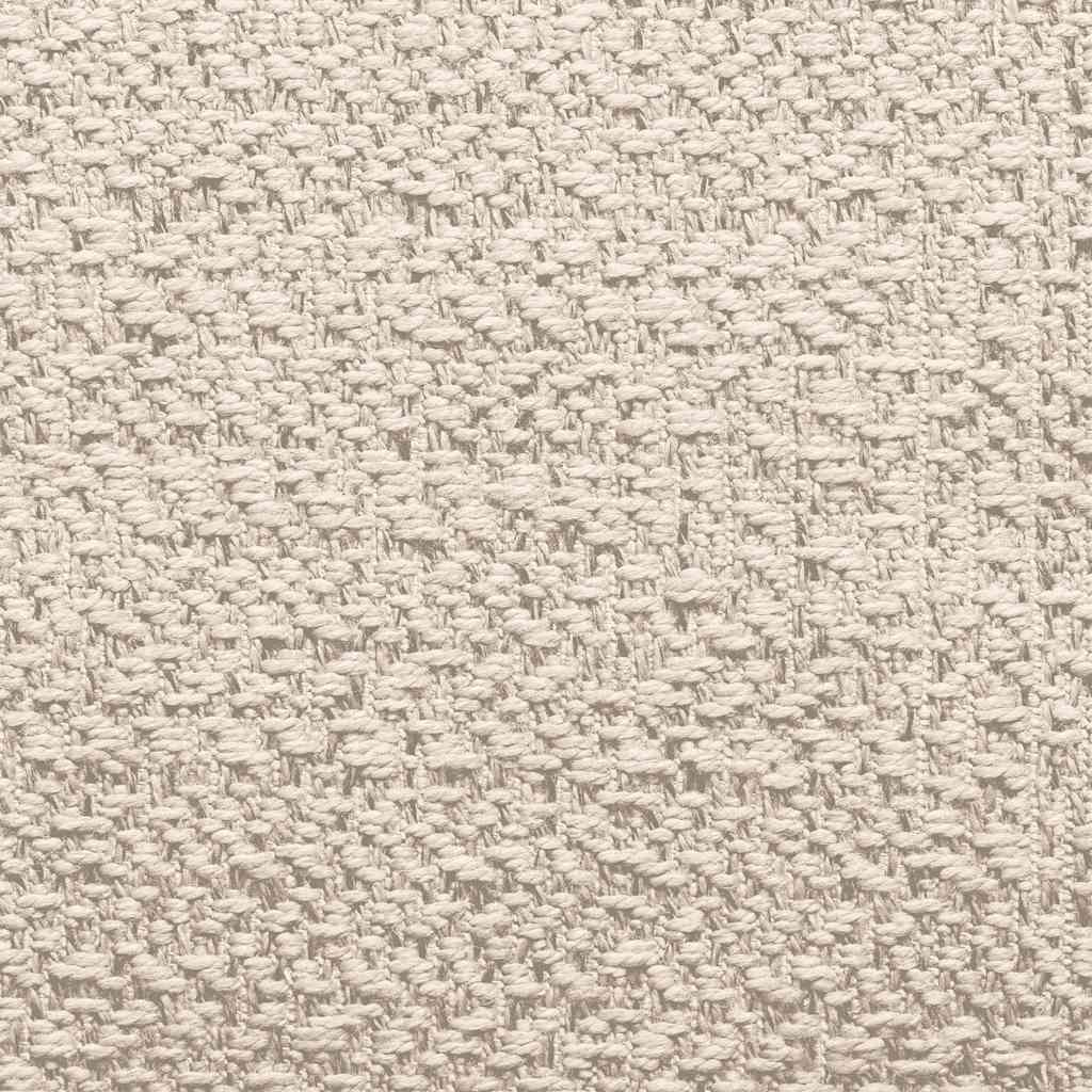 Teppe ZIZUR kremhvit 200x200cm jute-utseende innendørs&utendørs