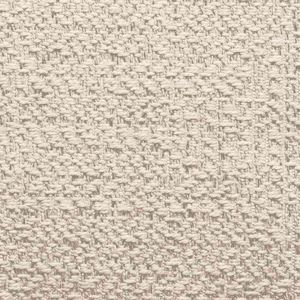 Teppe ZIZUR kremhvit 240x240cm jute-utseende innendørs&utendørs
