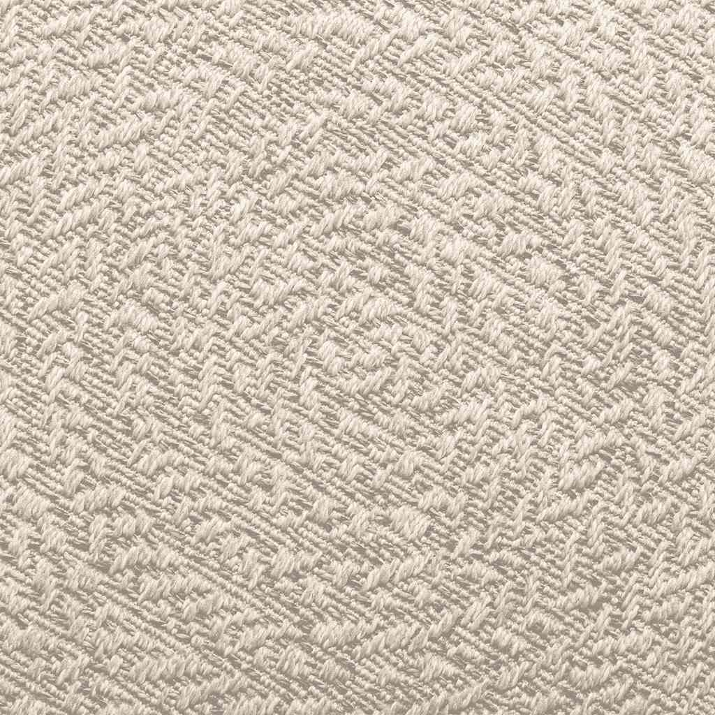 Teppe ZIZUR kremhvit 120x120cm jute-utseende innendørs&utendørs