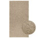 Teppe ZIZUR beige 80x150 cm jute-utseende innendørs og utendørs