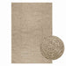 Teppe ZIZUR beige 120x170cm jute-utseende innendørs og utendørs