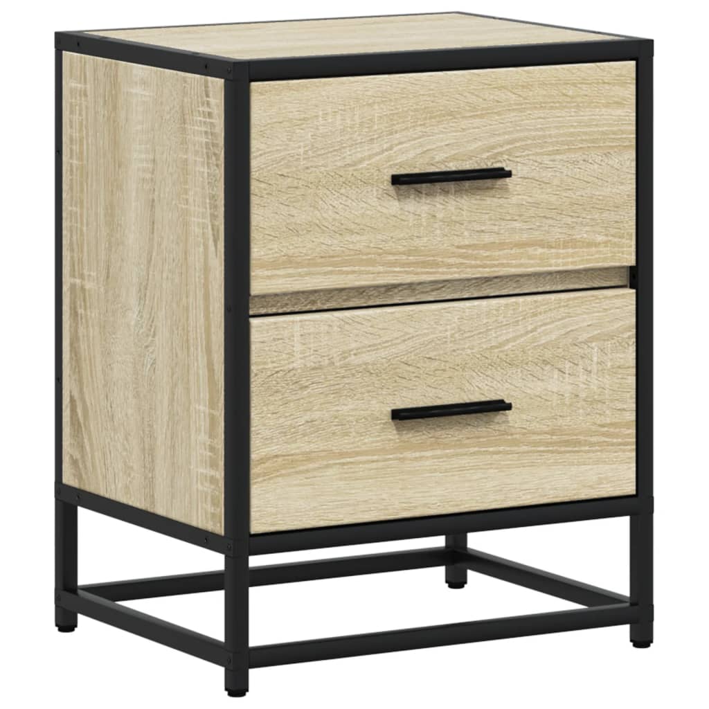 Nattbord sonoma eik 40x31x50 cm konstruert tre