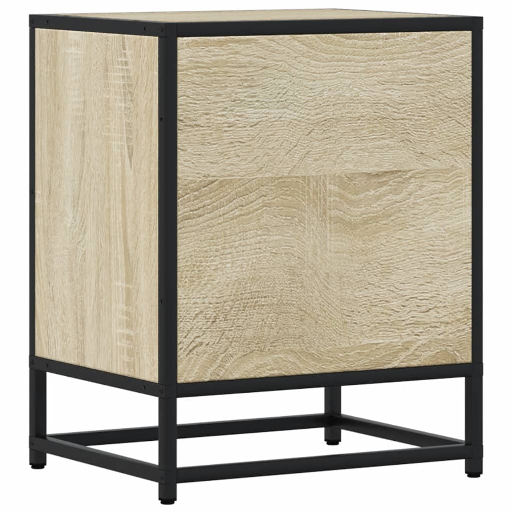 Nattbord sonoma eik 40x31x50 cm konstruert tre