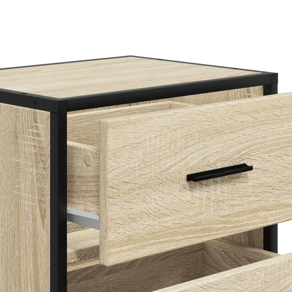 Nattbord sonoma eik 40x31x50 cm konstruert tre