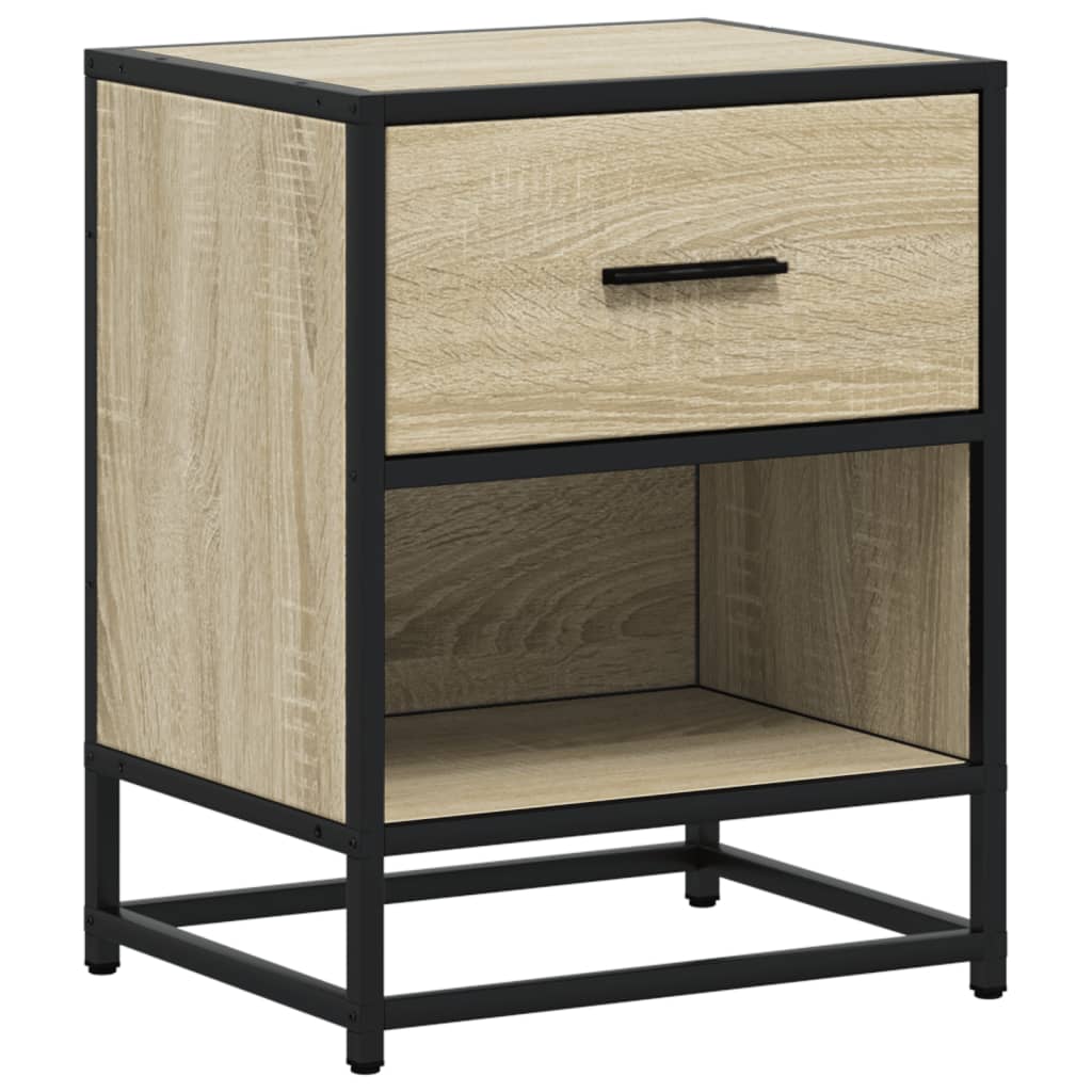 Nattbord sonoma eik 40x31x50 cm konstruert tre