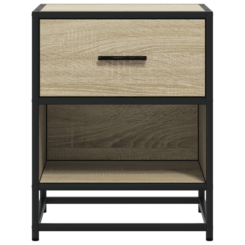 Nattbord sonoma eik 40x31x50 cm konstruert tre