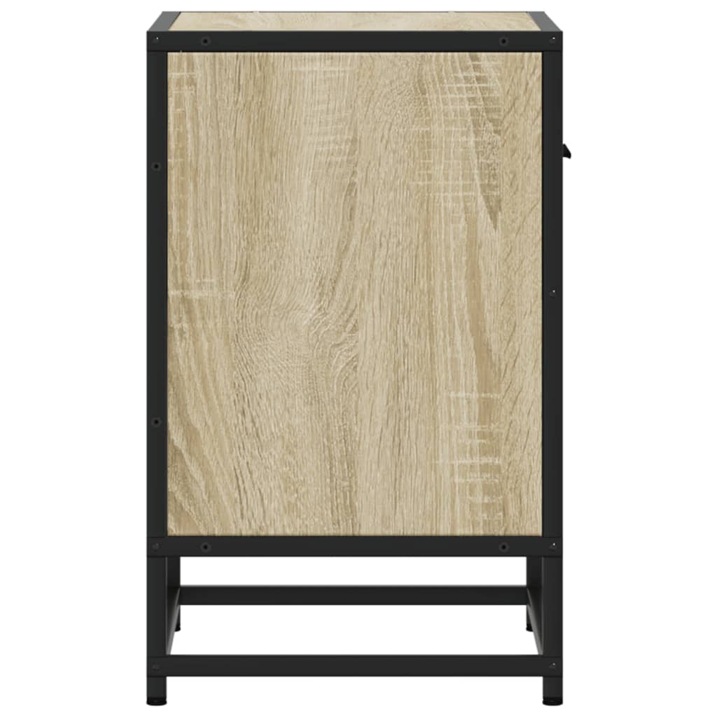 Nattbord sonoma eik 40x31x50 cm konstruert tre