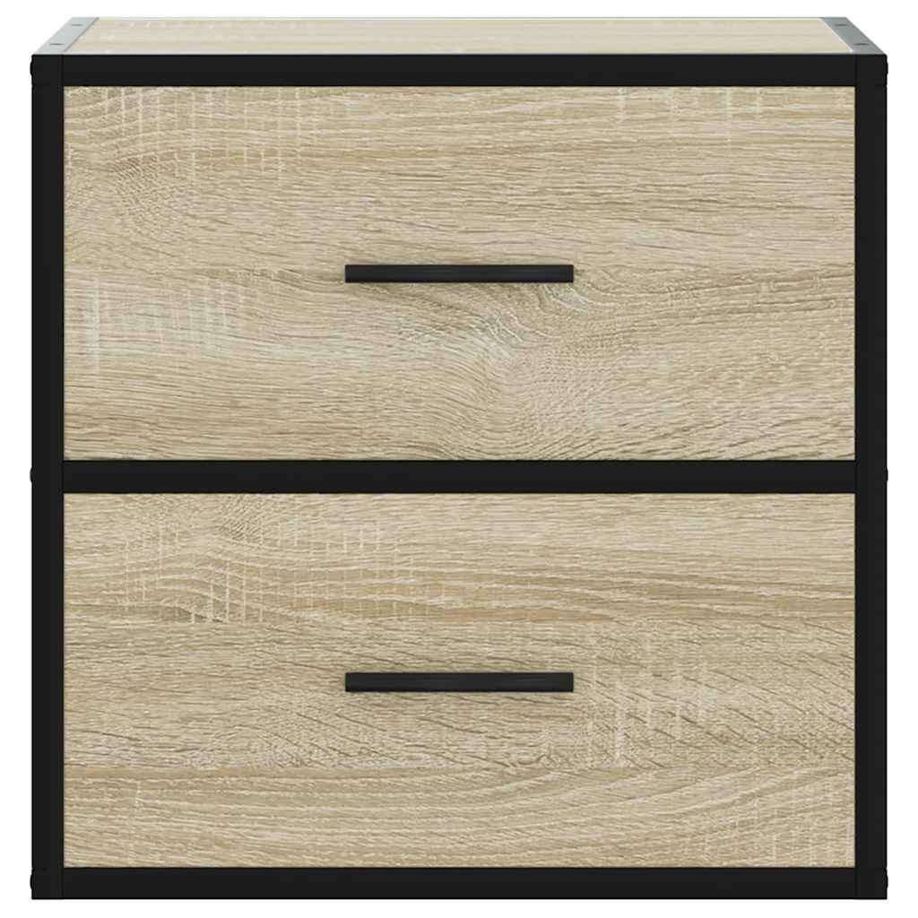 Veggmontert nattbord sonoma eik 40x31x39,5 cm