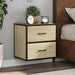 Veggmontert nattbord sonoma eik 40x31x39,5 cm