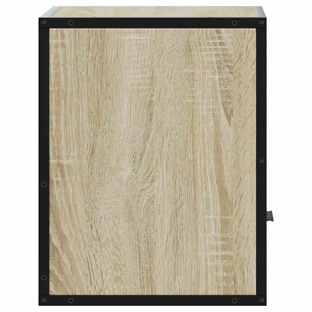 Veggmontert nattbord sonoma eik 40x31x39,5 cm