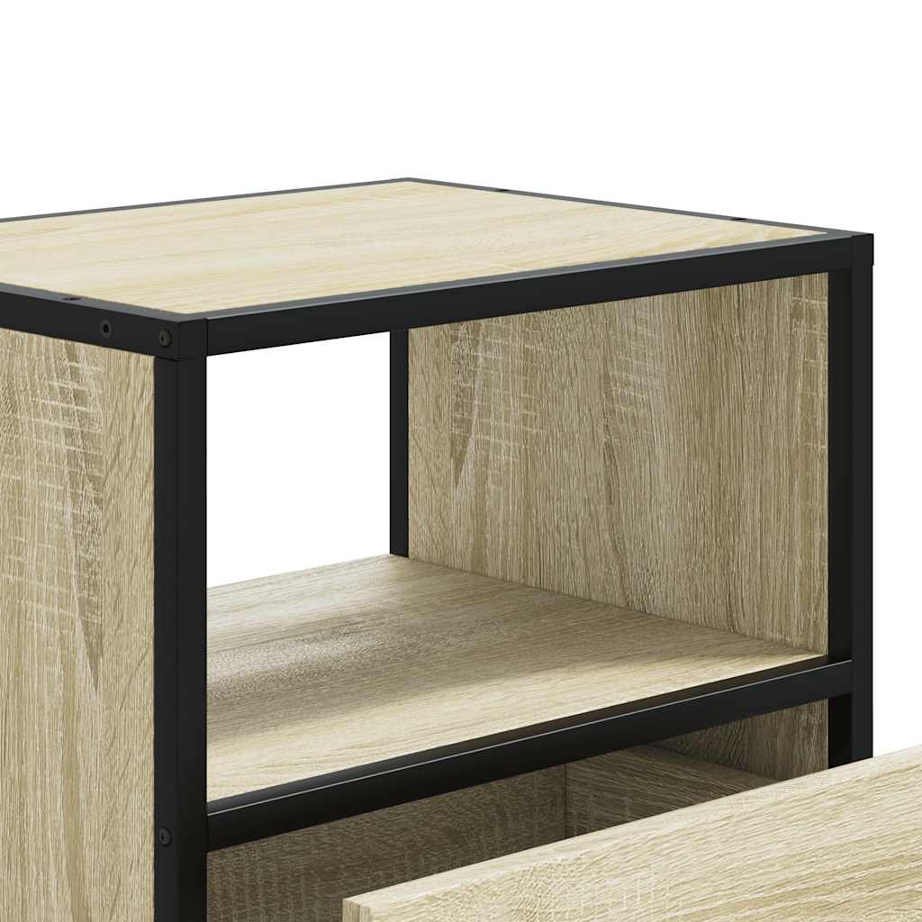 Veggmontert nattbord sonoma eik 40x31x39,5 cm