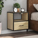 Veggmontert nattbord sonoma eik 40x31x39,5 cm