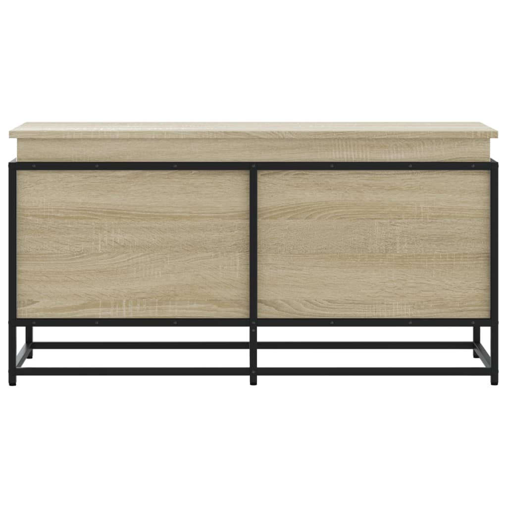 Oppbevaringsboks lokk sonoma eik 100x40x51,5 cm konstruert tre