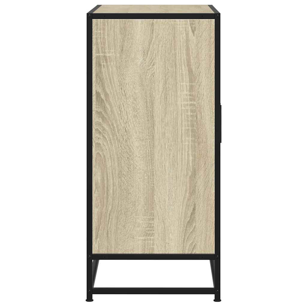 Skjenk sonoma eik 68x35x76 cm konstruert tre og metall