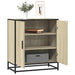 Skjenk sonoma eik 68x35x76 cm konstruert tre og metall
