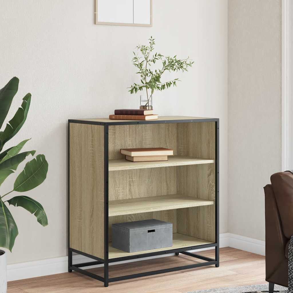 Skjenk sonoma eik 68x35x76 cm konstruert tre og metall