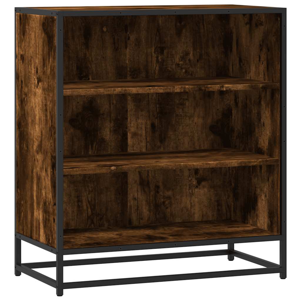 Skjenk røkt eik 68x35x76 cm konstruert tre og metall