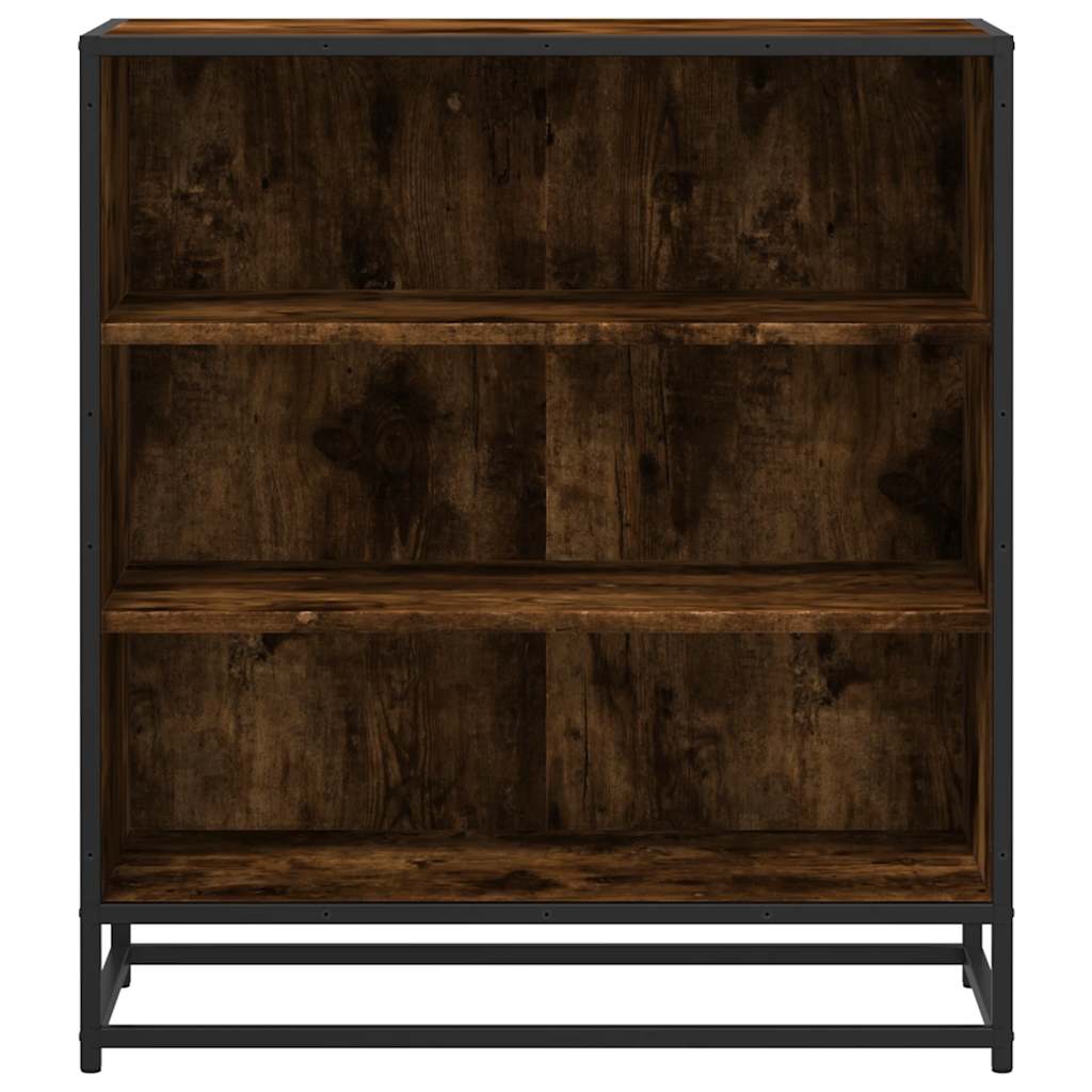 Skjenk røkt eik 68x35x76 cm konstruert tre og metall
