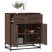 Skjenk brun eik 68x35x76 cm konstruert tre