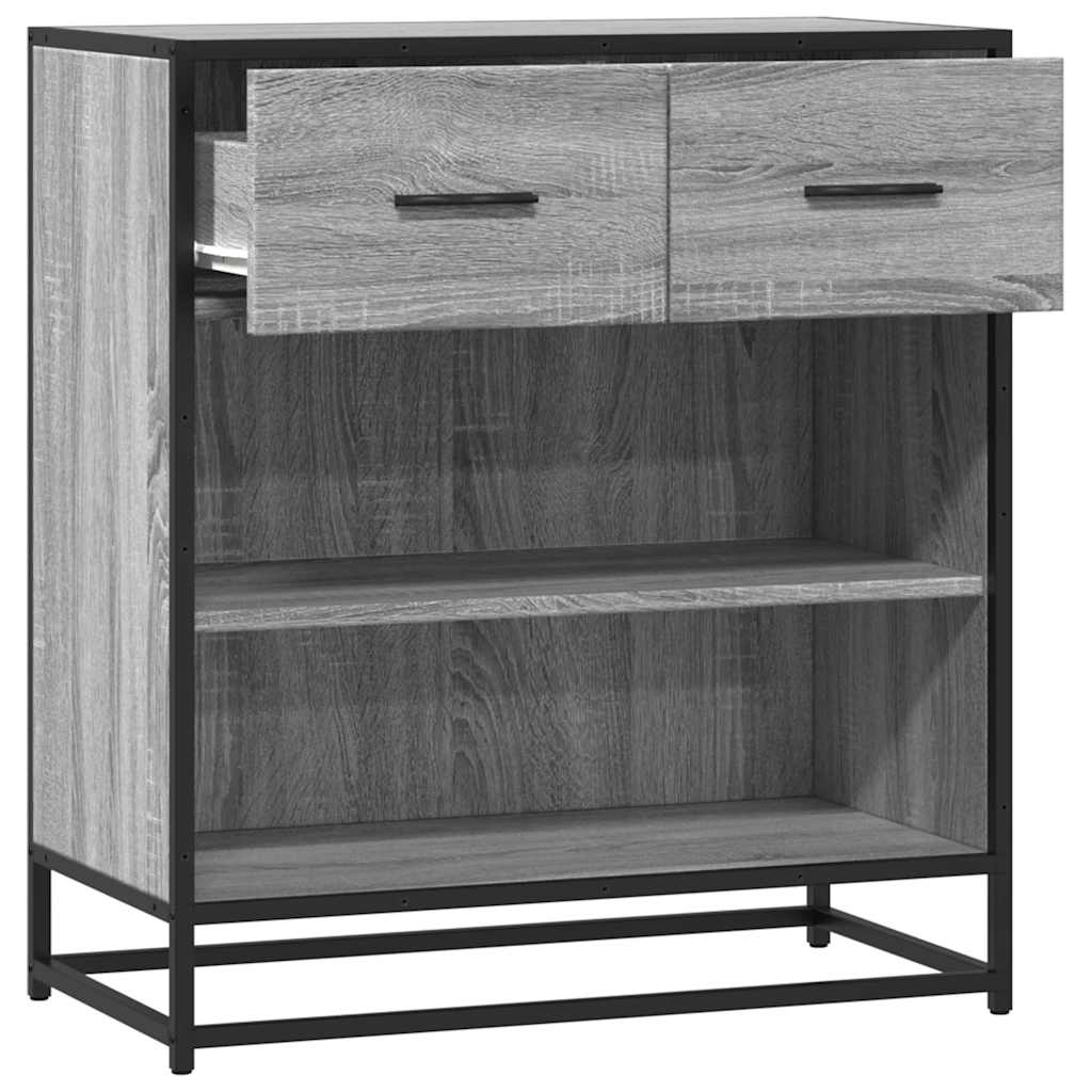 Skjenk grå sonoma 68x35x76 cm konstruert tre