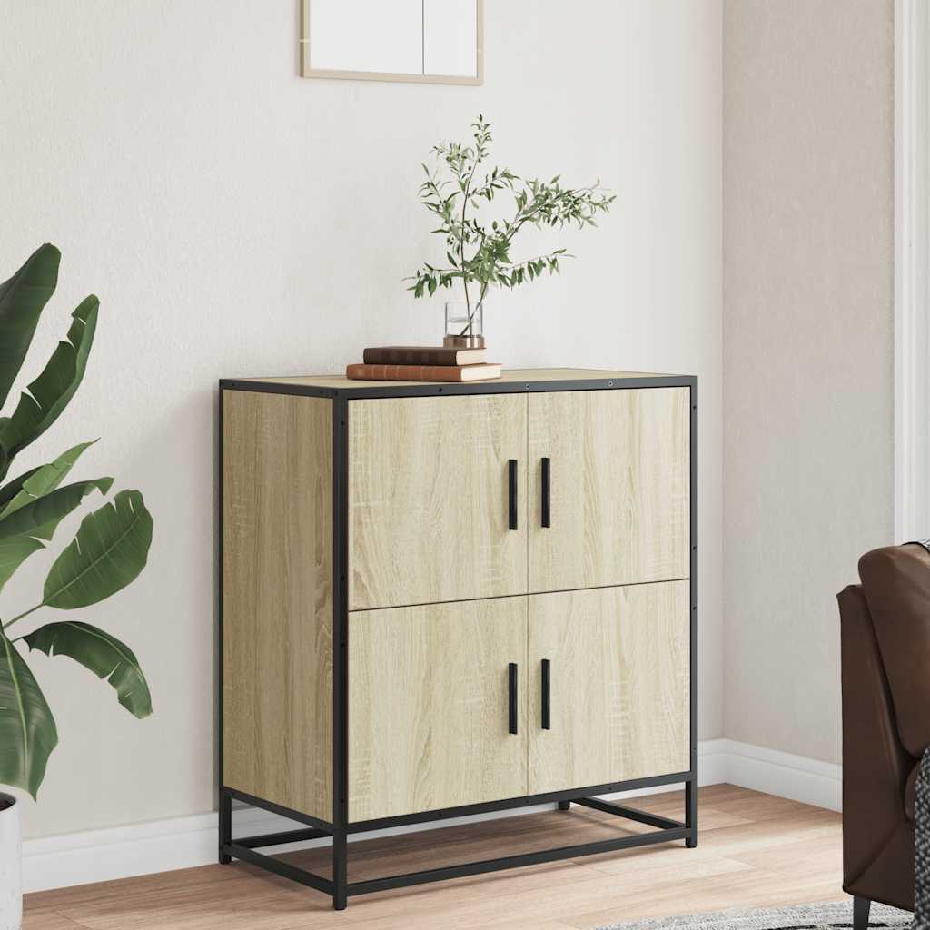 Skjenk sonoma eik 68x35x76 cm konstruert tre