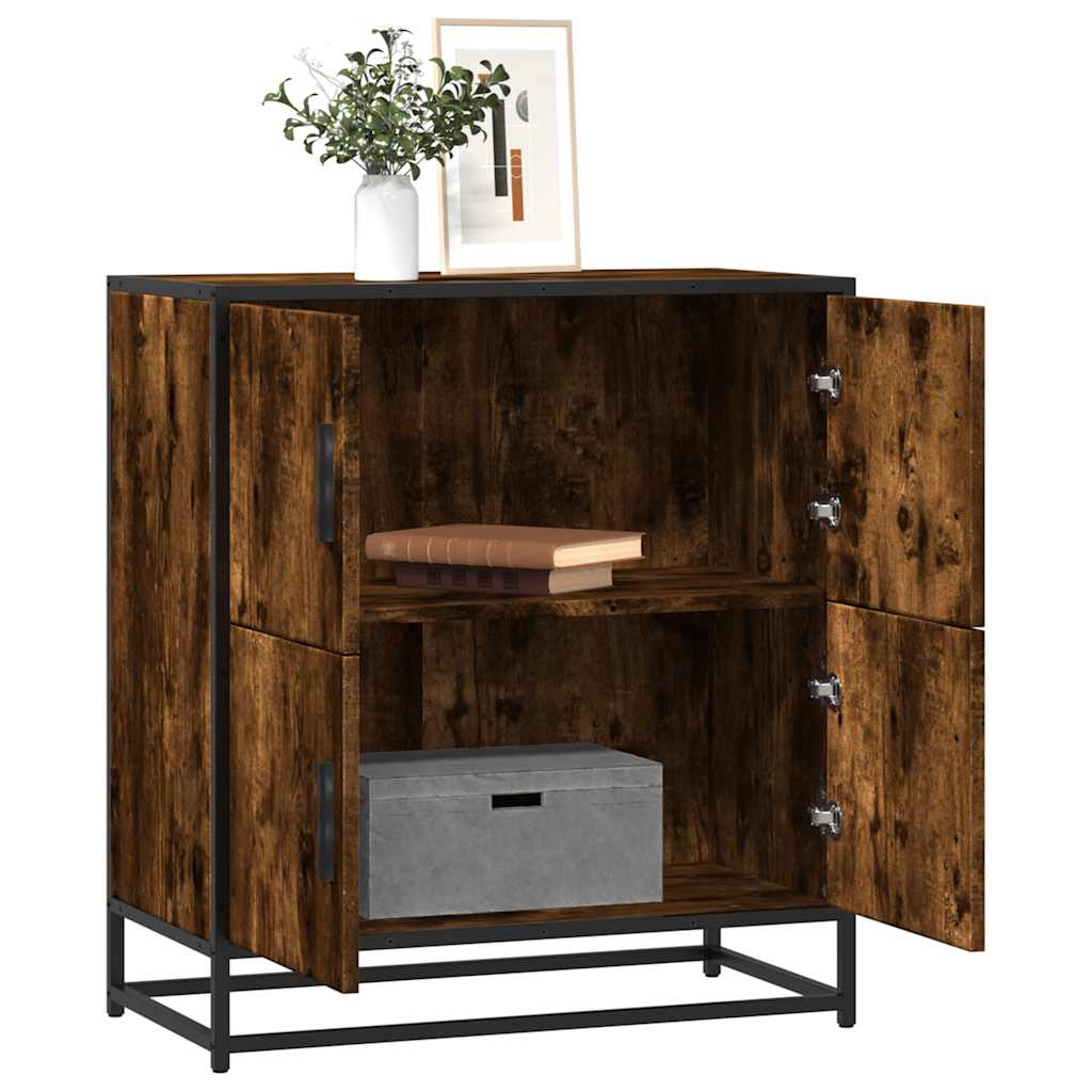 Skjenk røkt eik 68x35x76 cm konstruert tre