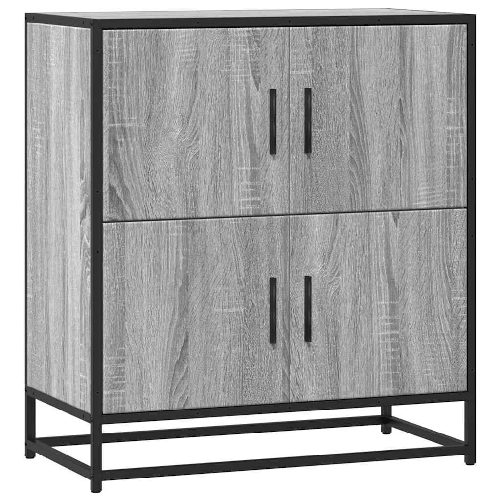 Skjenk grå sonoma 68x35x76 cm konstruert tre