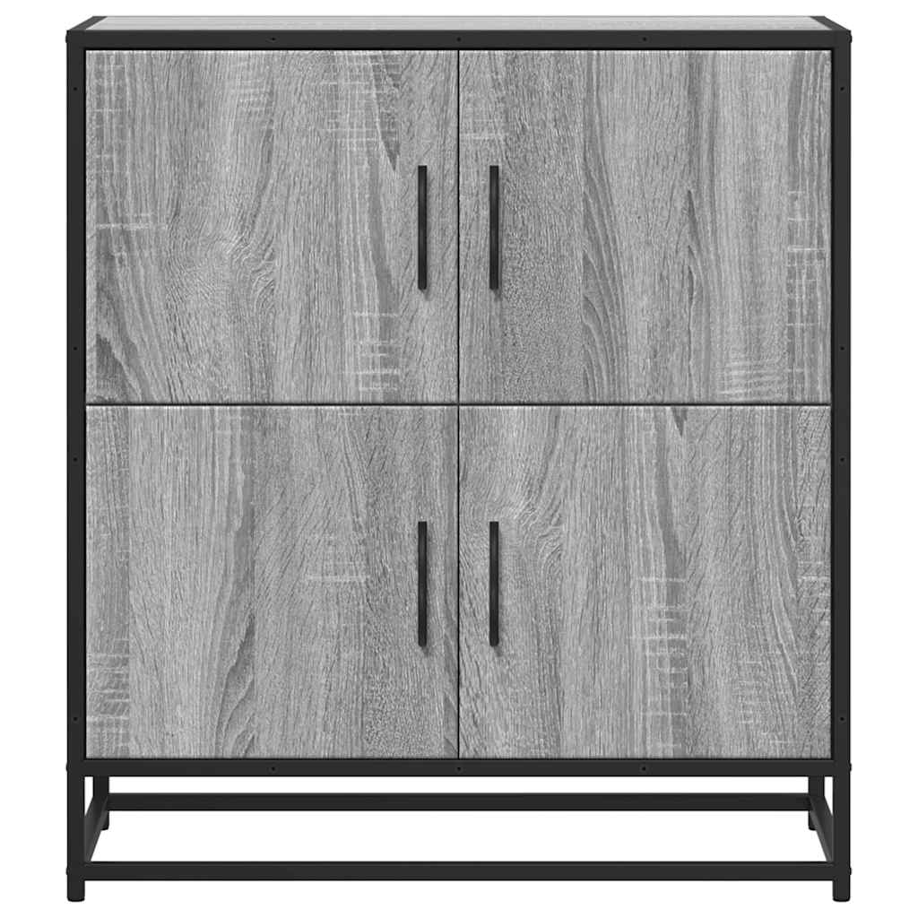 Skjenk grå sonoma 68x35x76 cm konstruert tre