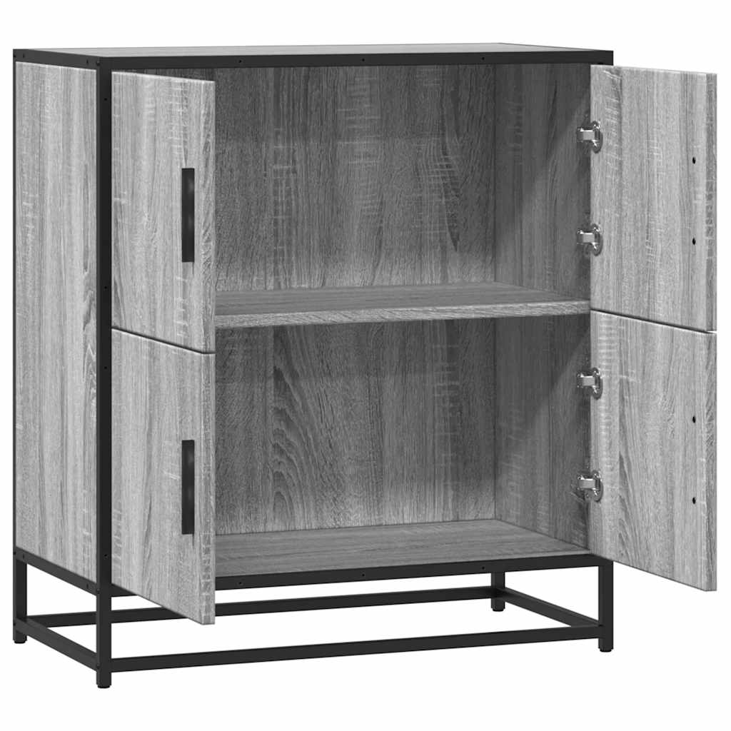 Skjenk grå sonoma 68x35x76 cm konstruert tre