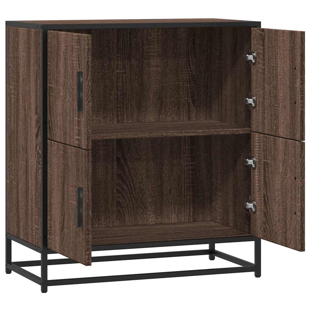 Skjenk brun eik 68x35x76 cm konstruert tre
